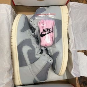 Nike Dunk high Grey and Sail